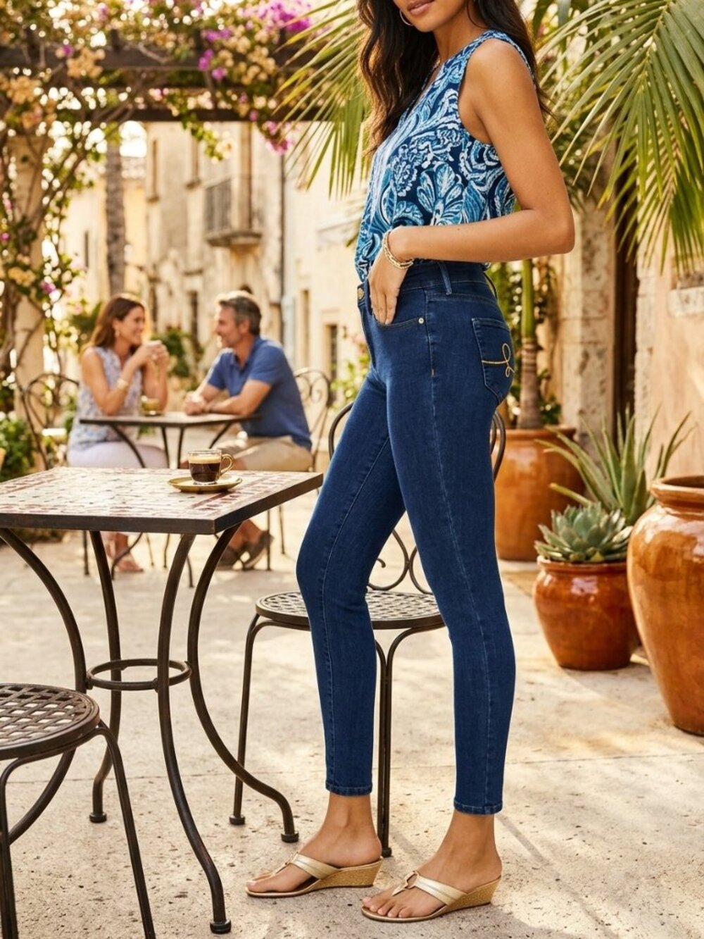 Lilly Pulitzer Eagan High Rise Skinny Jeans Repreve® Denim Women’s  NWT - Picture 4 of 6